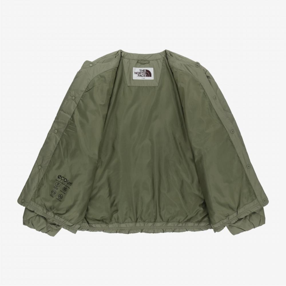 The North Face Nj3nr53k Белый бренд Поток Тепловая куртка Зеленая
