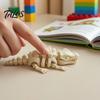Уникальный Декор для Стола Хамелеон 5 шт. 3D Печатная Артикулированная Фигурка Скелет Дракона, Фигурка с Подвижными Суставами, Прочные Игрушки из PLA с Текстурой Кости, Гибкие