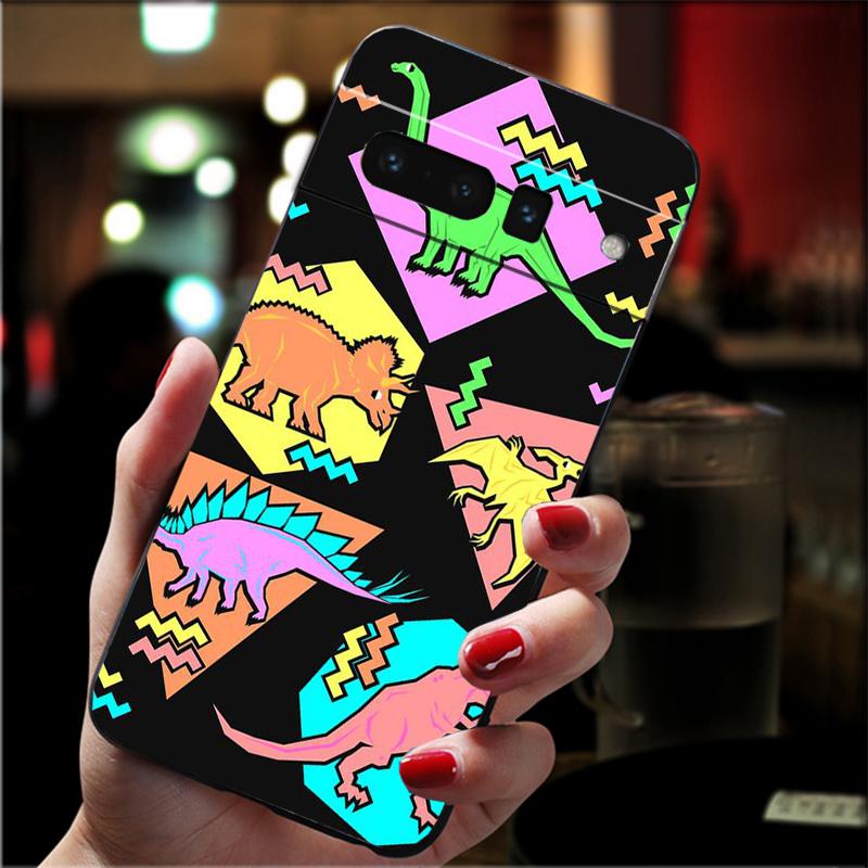 Cute Dinosaur Baby Phone Case For Google Pixel 10 Pro 9 Pro XL 9A 8 7 6 Pro Pixel 8A 7A 6A Pixel 8 7 6 5