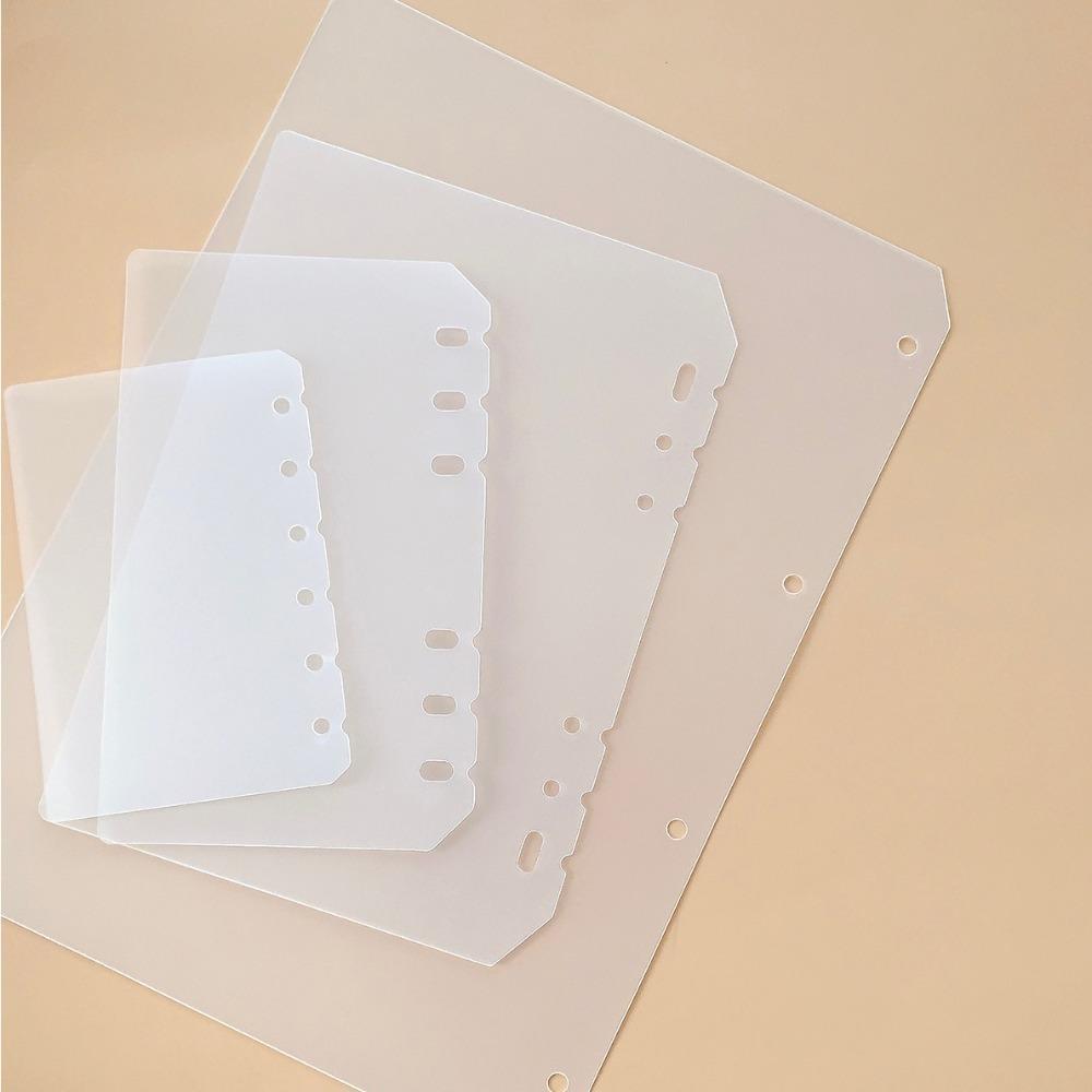 2pcs DIY Loose-Leaf Notebook Refill Paper PP Refill Spiral Page Binder Indexing Cards  Journal