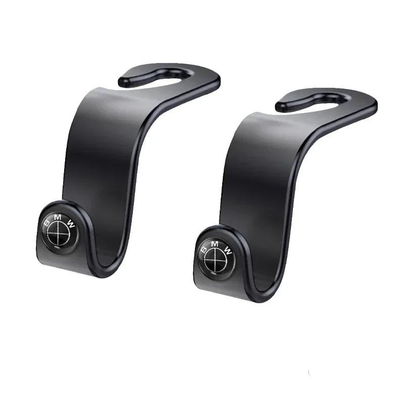 Car Sticker Car Seat Headrest Hook Auto Back Seat Storage Organizer Hanger For BMW M 50th E46 E90 E49 F30 F80 E36 E46 E93 E92 F3