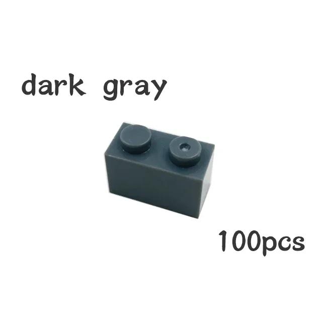 100 шт. DIY 3004 Толстые Строительные Блоки Фигурки из Частиц 1x2 Точки Кирпичик Работает С Образовательной Креативной Конструкцией Leduo Детская Игрушка