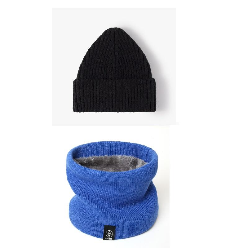 Chunky Knit Beanie Hat for Men And Women Thick Warm Soft Stretchy Wool Acrylic Winter Cap for Girls