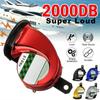 Super Loud 10-2000DB Air Snail Horn Waterproof for 12V Car Truck Lorry SUV RV Boat Loud Camper
