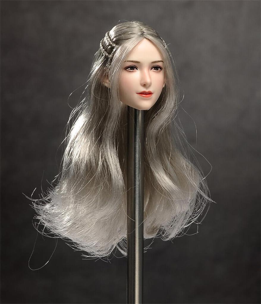 Масштаб голова красивая женщина голова резьба фигура девушка подходит женская экшн-фигурка 1/6 лепка, голова, резьба, 12-дюймов