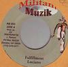 7inch Record LUCIANO  CHRISINTI  Fulfillment  Ultimate NONE Militant Muzik 2000 Jamaica Reggae Ska  Dub Used