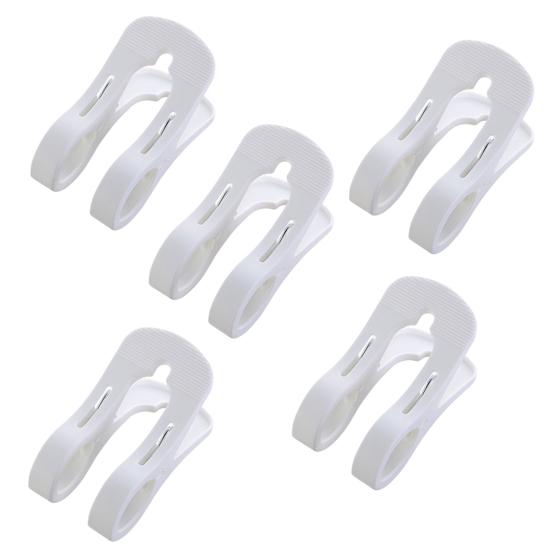 5 шт. очень большие зажимы для одеял для пляжных полотенец, нескользящий пружинный дизайн, универсальность использования, прочный держатель для одежды, зажимы для прищепок