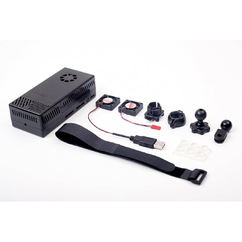 Summitlink V2 Black Case Dual Fans for ADS-B Kit Fits AHRS Module and GPYes