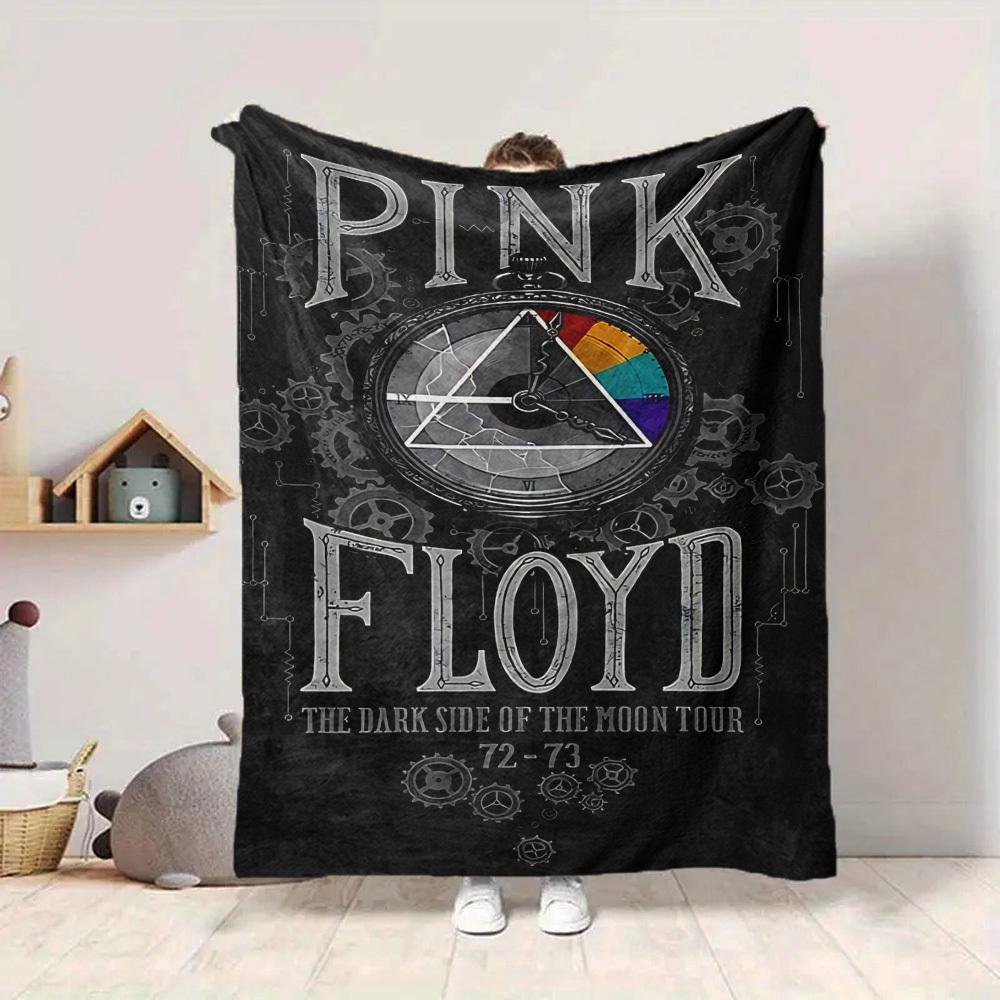 1pc Pink Floyd Blanket Soft All Season Throw with Vibrant Design, Perfect for Home, Travel, and Gifts, Ideal for Naps and Camping