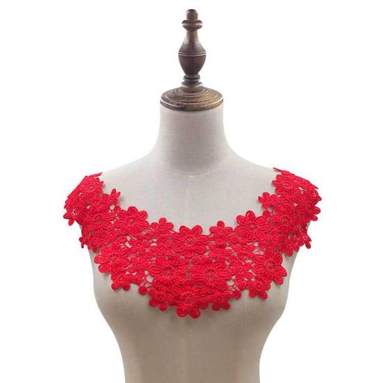 Lace Neckline Hollow Design DIY Craft Embroidery Lace Neckline Hollow Design Sewing DIY