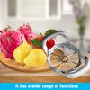 Fruit Cutter, 12-Blade Extra Large Apple Corer,Easy to Use, Time-Saving, Heavy Duty Stainless Steel Apple Slicer And Divider
