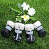 Winter Pet Dog Rain Shoes Waterproof Warm Snow Boots Small Dogs Leather Shoes Non Slip Wear-Resistant For ChiHuaHua York Puppy