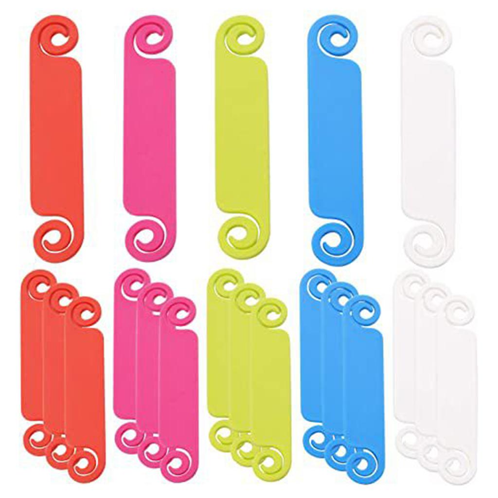 Бирки для кабелей Бирки для управления кабелями Многоцветные этикетки для кабелей Бирки для идентификации шнуров для USB-кабеля для компьютеров, телефонов, зарядных устройств