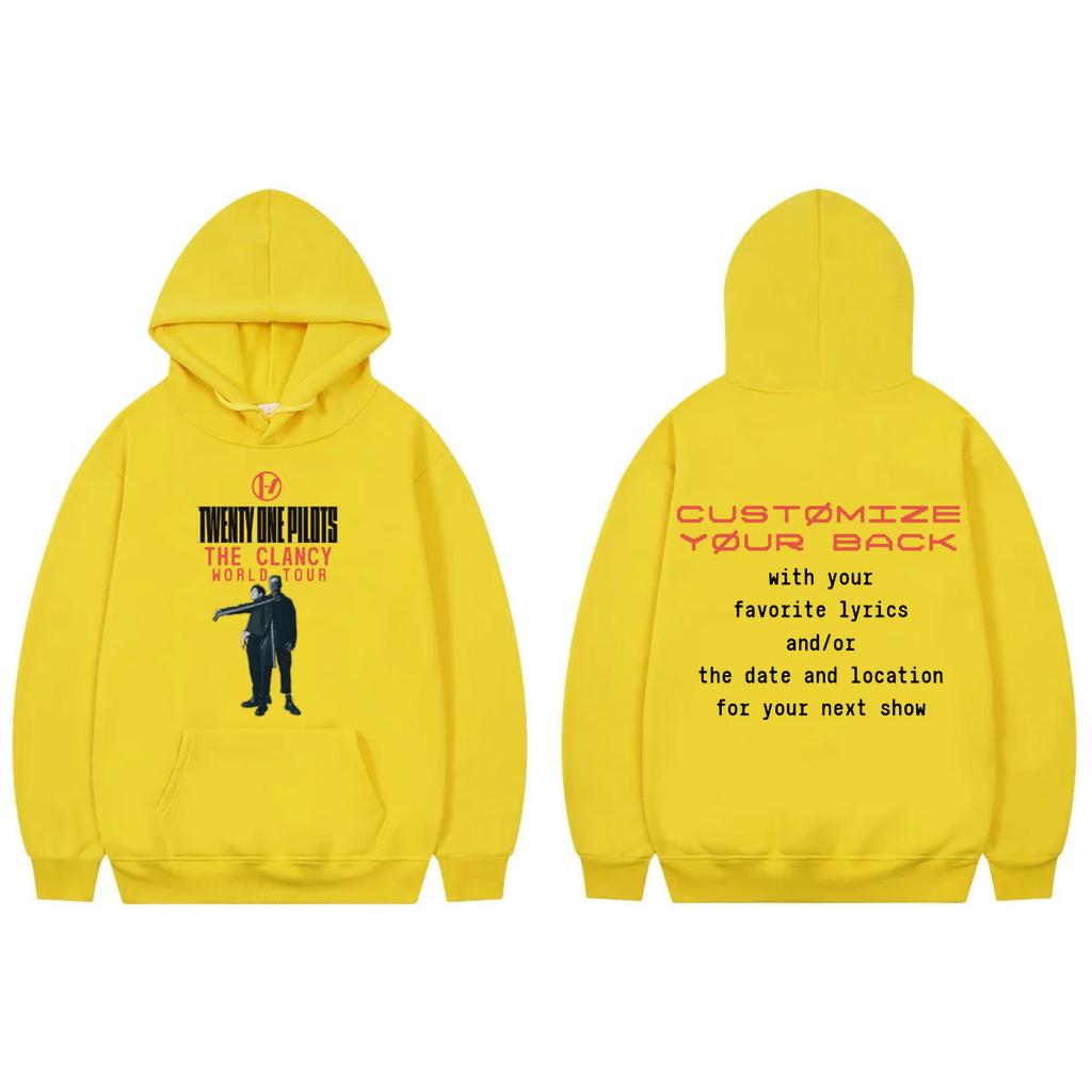 Twenty One Pilots The Clancy World Tour Худи Рок Хип