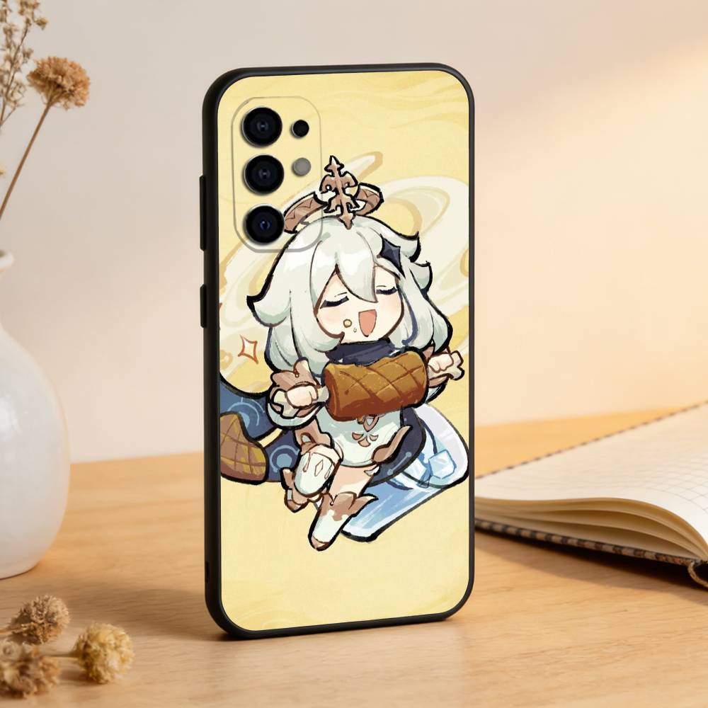 Чехол для телефона G-Genshin Impact P-Paimon для Samsung S25, S24, S21, S22, S23, S30, Ultra, S20, Plus, Fe, Мягкий силиконовый черный чехол