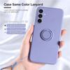 Liquid Silicone Magnetic Phone Case For Samsung A55 A35 A54 A34 A25 A15 A24 A14 A73 A53 A33 A23 A13 A72 A52S Ring Holder Fundas