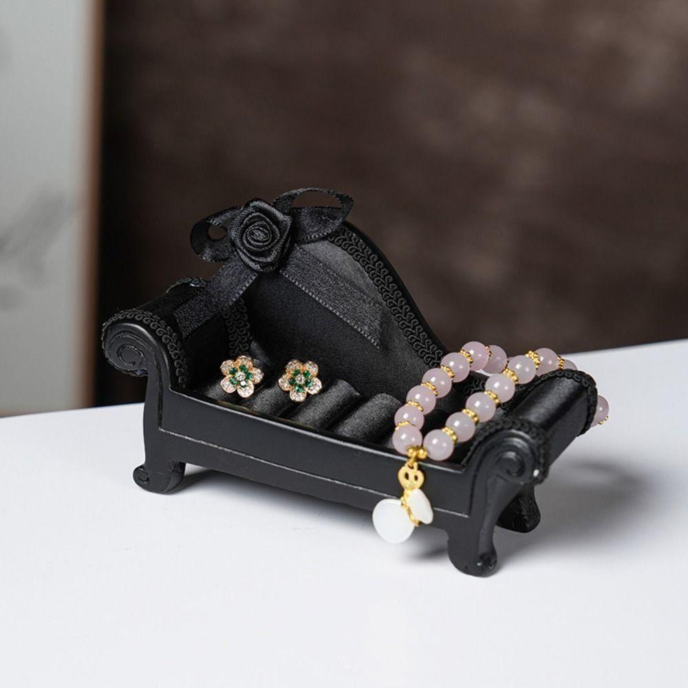 Black Jewelry Storage Rack High Heeled Shoe Design Window Decorations New Jewelry Display Rack