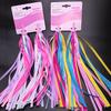 1/2/3pcs Tassel Ribbons Cycling Accessories Children Kids Bike Decor Ribbon Bicycle Handlebar Colorful Tassel