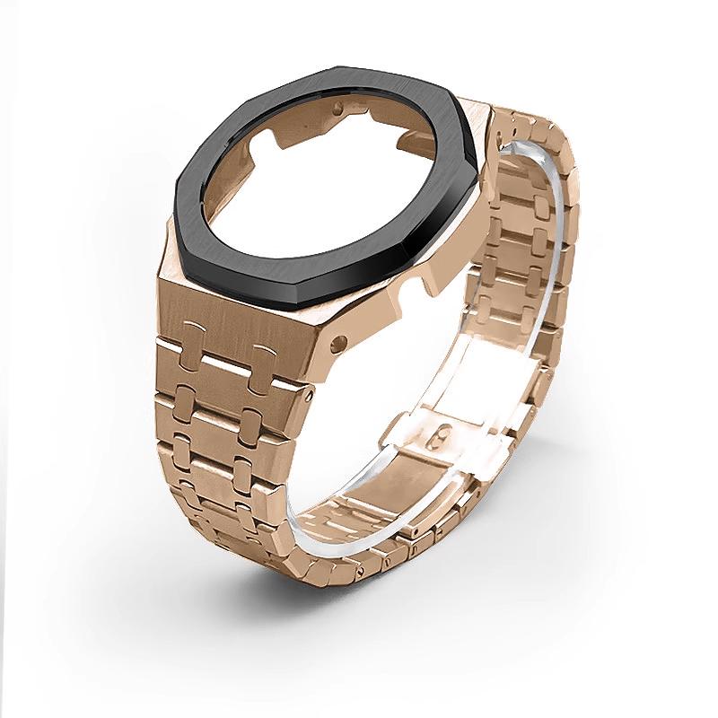 Модификационный Комплект GA2100 Корпус Часов и Ремешок из Цельной Нержавеющей Стали Для Casio G-SHOCK GA-2100 GMA-S2100 GM-2100 Мужской Металлический Браслет