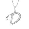 2025 New 26 Letter Zircon Necklace Design, Trendy English Pendant, Fashionable Temperament, High-end Personality, New Necklace