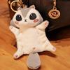 Glider Plush Stuffed Dolls Bag Keychain Super Cute Australian Squirrel Glider Stuffed Animals Toy Gifts For Kids