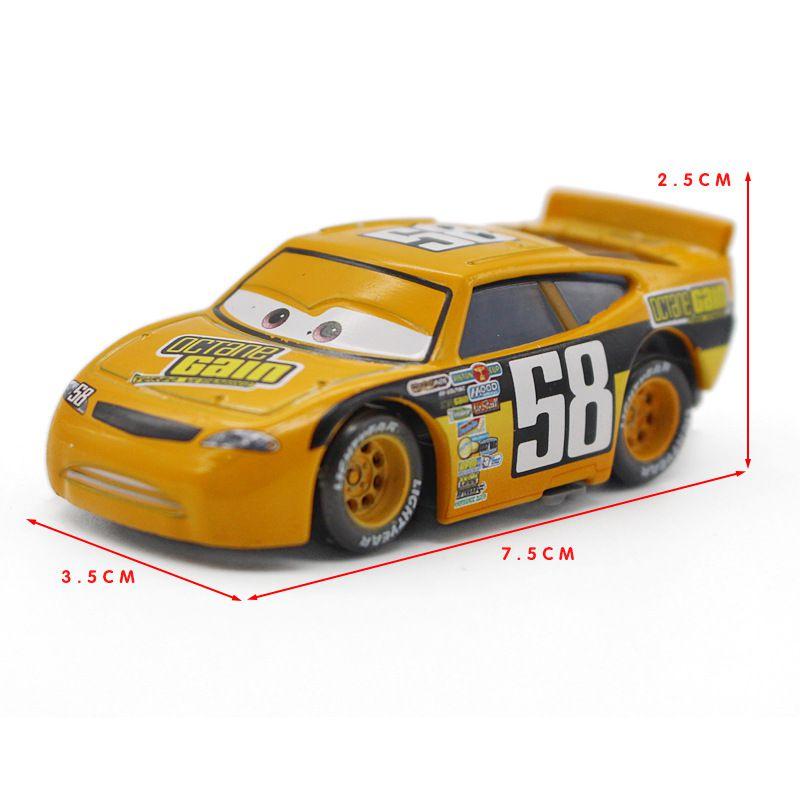 Portable Disney Pixar Cars Racer King Mini Model Alloy Car For Fun Childrens Playtime