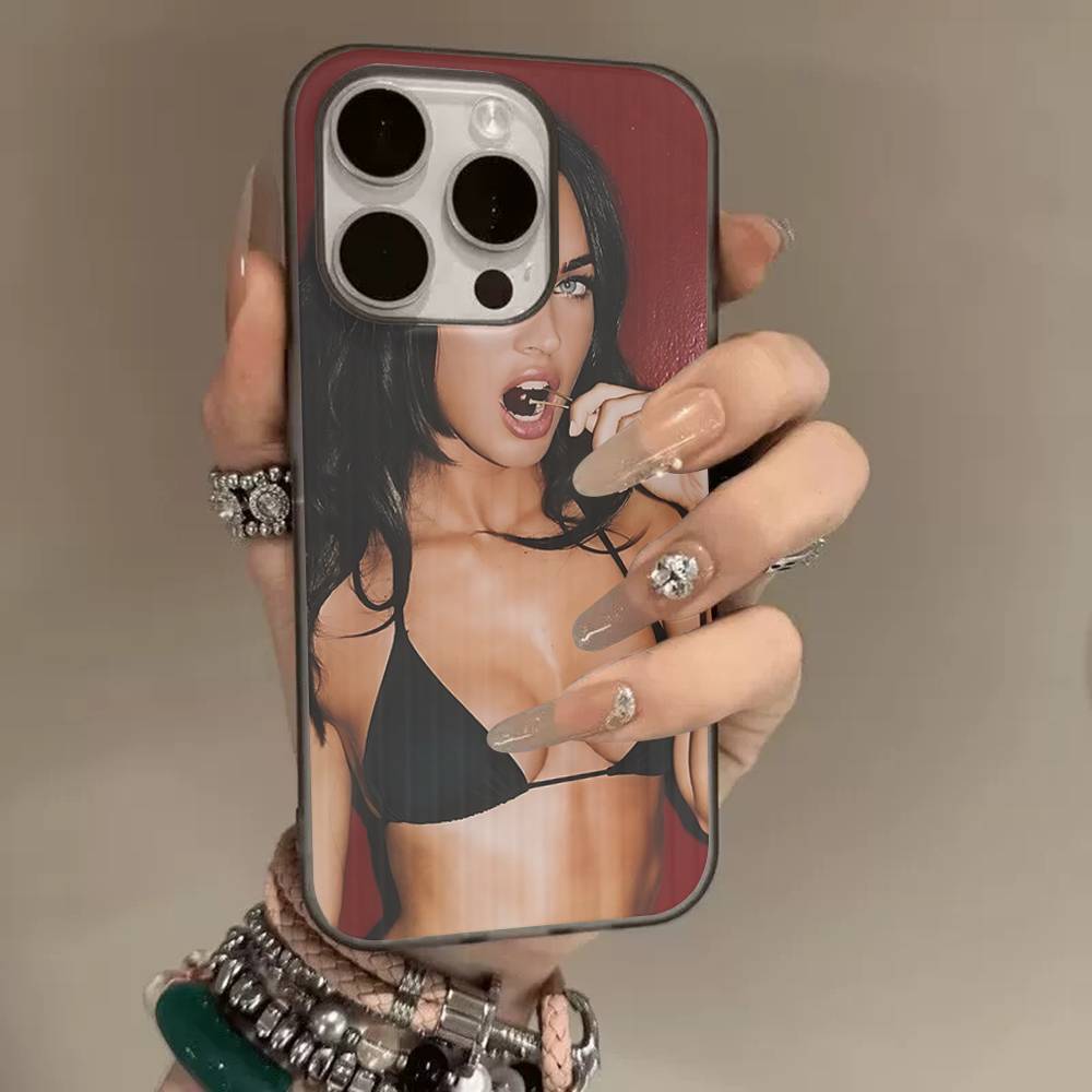 Чехол для телефона Jennifers B-Body Megan Fox с гофрированной полоской Для IPhone 17 16 15 14 13 12 11 Pro Max Plus Pro Ударопрочный чехол