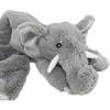 Jouet peluche - Trixie - Éléphant - Gris - Pack de 2 - Pour chien