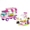 B0155 Diy Snack Car Строительные блоки 102 шт. Частицы Кирпичи Игрушки