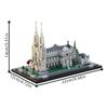 Gobricks MOC-214496 St. Patrick's Cathedral 1:800Building Blocks Toys Gift
