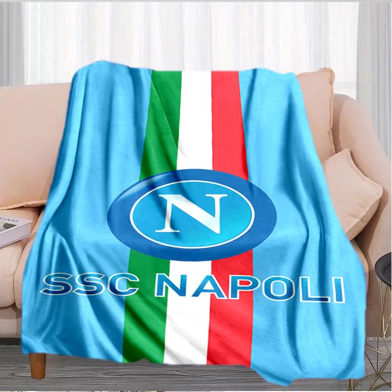 Napoli Blue Energy Symbol Blanket Suitable for Sofas, Beds, Offices, And Camping - Perfect Gift for Halloween Christmas