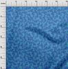 oneOone Cotton Flex Medium Blue Fabric Peacock Sewing Fabric By The Yard Printed Diy Clothing Sewing Supplies 40 Inch