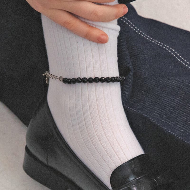 D Good Real Ankle Bracelet AD003 Black Swan