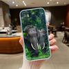 Прозрачный чехол для телефона UP1 с рисунком животного Слона для Motorola Moto G7 G8 G9 G84 G85 G73 G24 G15 Z2 Play Power Plus