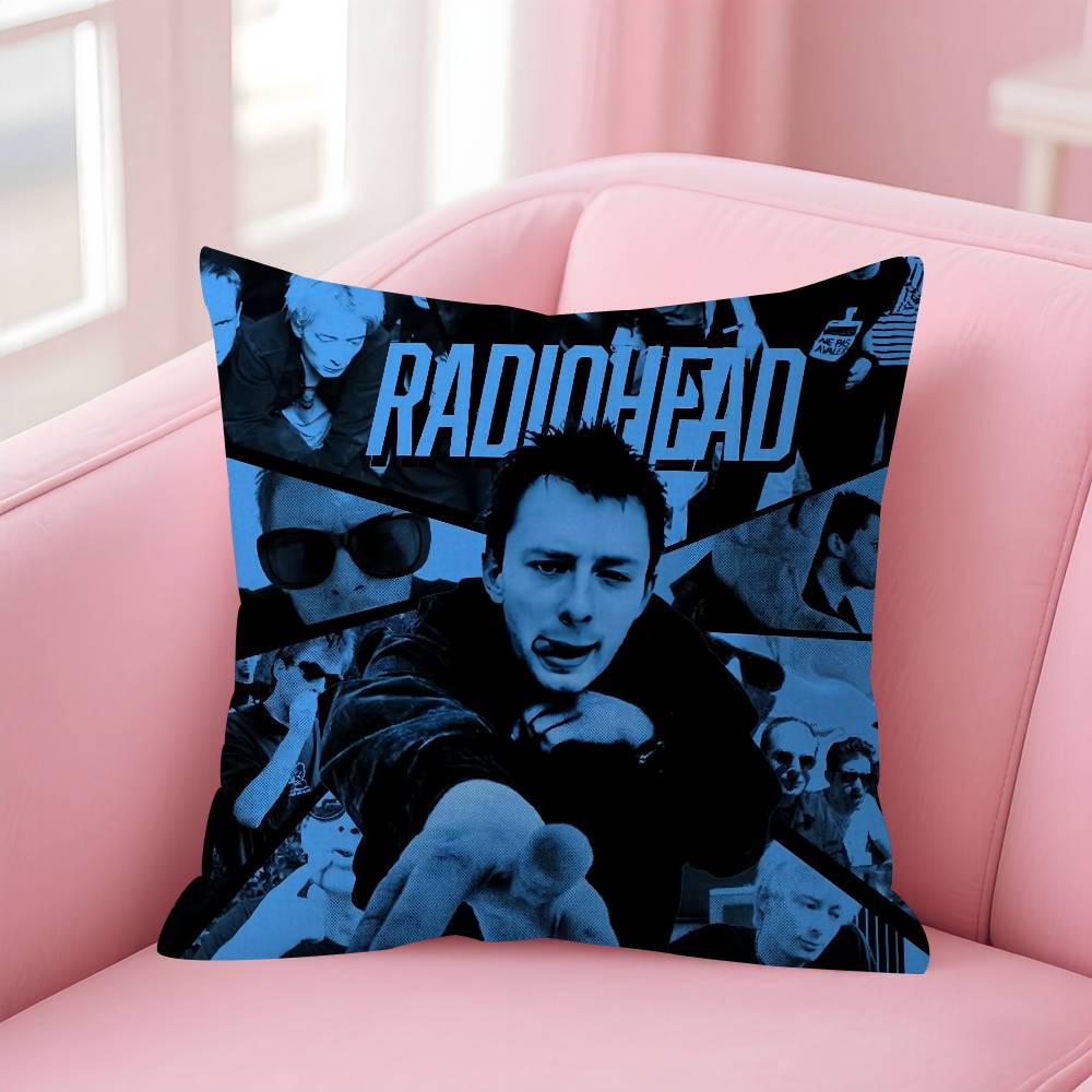 Подушка с принтом Radiohead из Rock Band 30x50 Полиэстер Декоративные подушки для дивана Подушка для декора дома