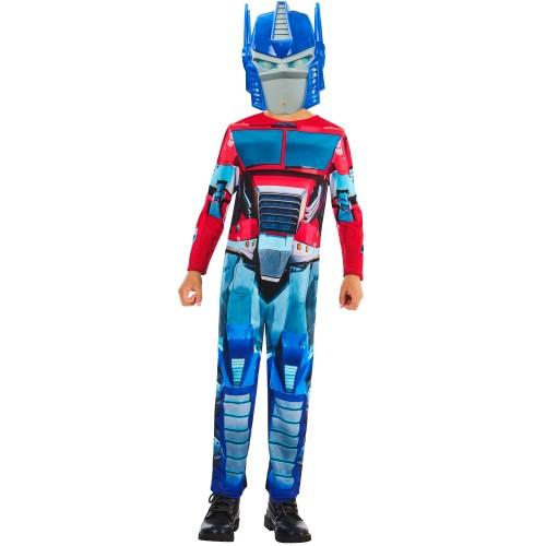 Transformers Childrens/Kids Earth Spark Optimus Prime Costume Set