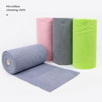 20 шт./рулон 25x25 см Многоразовые салфетки из микрофибры однотонные кухонные полотенца рулон чистящие салфетки нежирные для мытья посуды мочалки