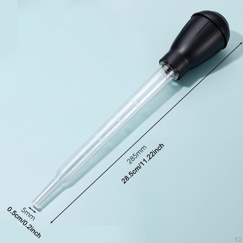 Large Pipette with Scale Liquid Transfer Measurement Dropper Eye for Art Baking