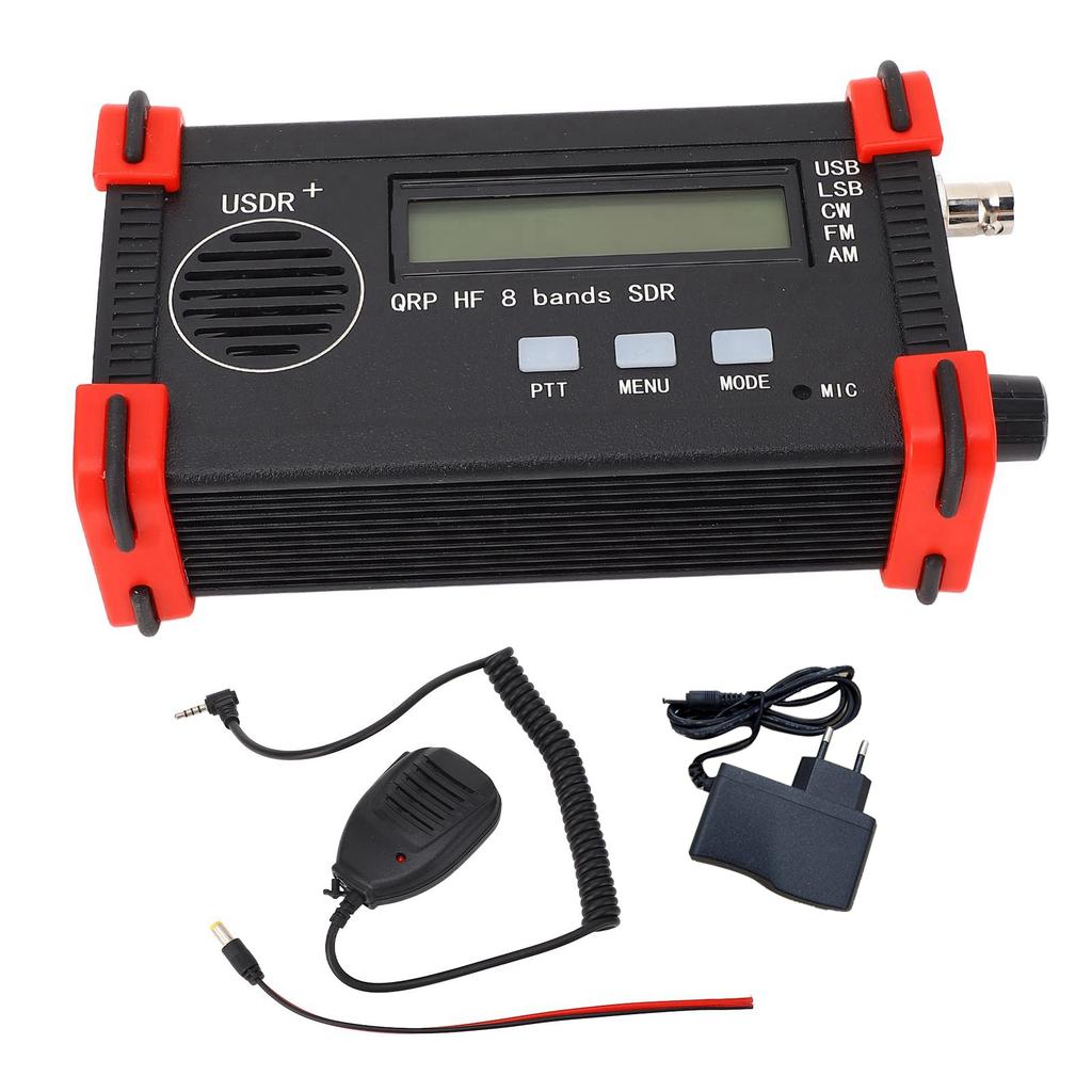 КВ Радиоприемник 8-диапазонный QRP SSB CW Трансивер с Ручным Микрофоном