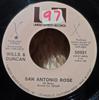 7-дюймовая пластинка BOB WILLS  TOMMY DUNCAN  San Antonio Rose 50931 United Artists  US Мировая музыка Б/у