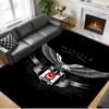 Anti‑Slip Crystal Velvet Floor Rug, Besiktas Design Carpet for Indoor Living Bedroom Home Decoration