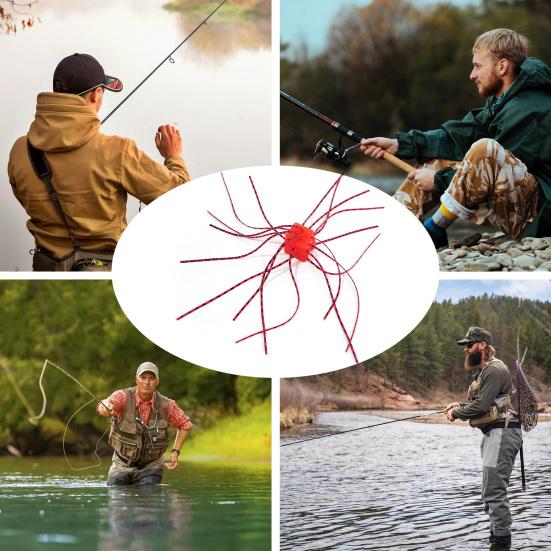 6 шт. Мягкие приманки Медленно тонущие Яркий цвет Гибкие Устойчивые к поклевке Многоразовые Приманки в форме кубиков