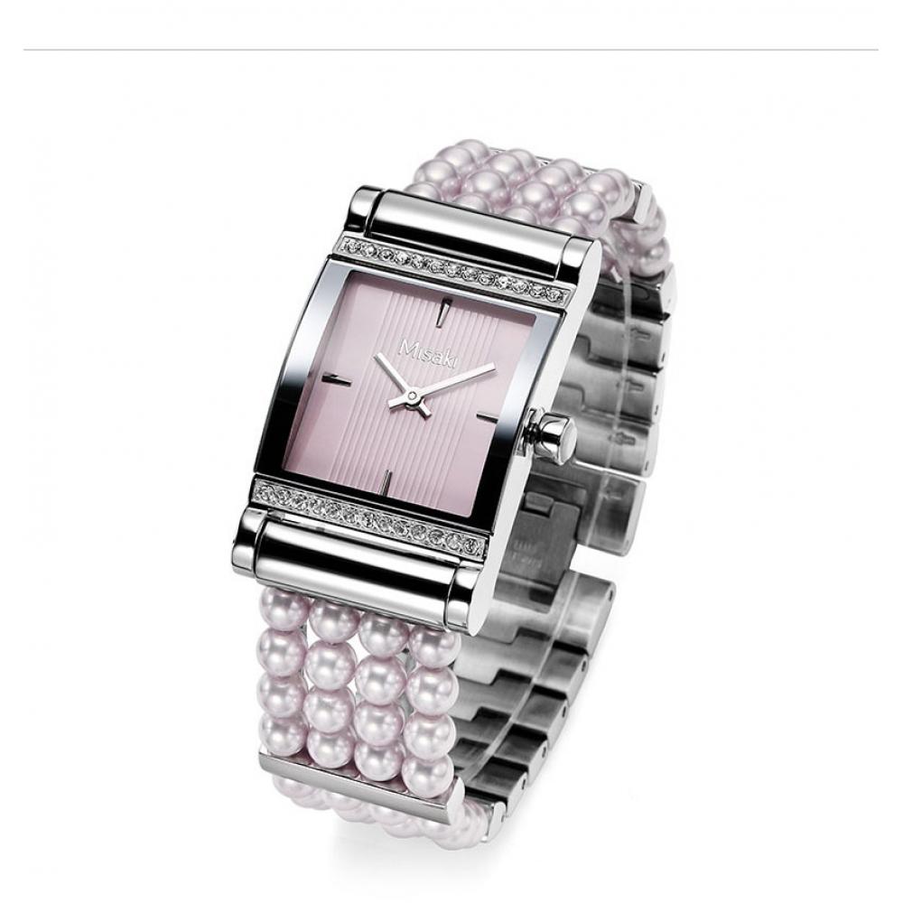  Официально импортированные оригинальные женские металлические часы MiSaki QcrwpariSiennevel PariSian Pearl City