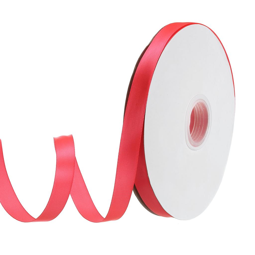 Полиэстеровая атласная лента односторонняя репсовая лента однотонная тканевая лента для рукоделия свадебной вечеринки подарочной упаковки 5/8"x100 ярдов