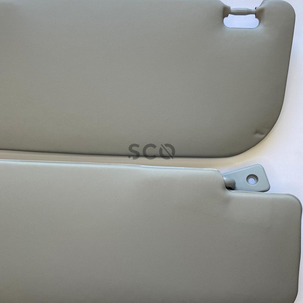 Для Fiat Fiorino, для Fiat Qubo, для Citroen Nemo, для Peugeot Bipper, комплект солнцезащитного козырька слева и справа, 2 шт., серый