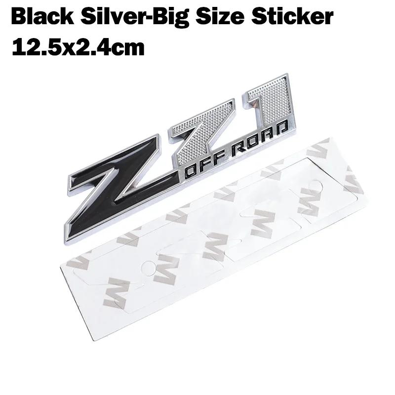 3D Metal Red Black Logo Z71 OFF ROAD Emblem Car Fender Badge Trunk Decal For Chevrolet Z71 OFF ROAD Sticker Accessories
