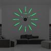 Frameless Luminous Wall Clock Stickers DIY Digital Clock DIY Wall Clock Home DIY Clock Kit 40/50cm