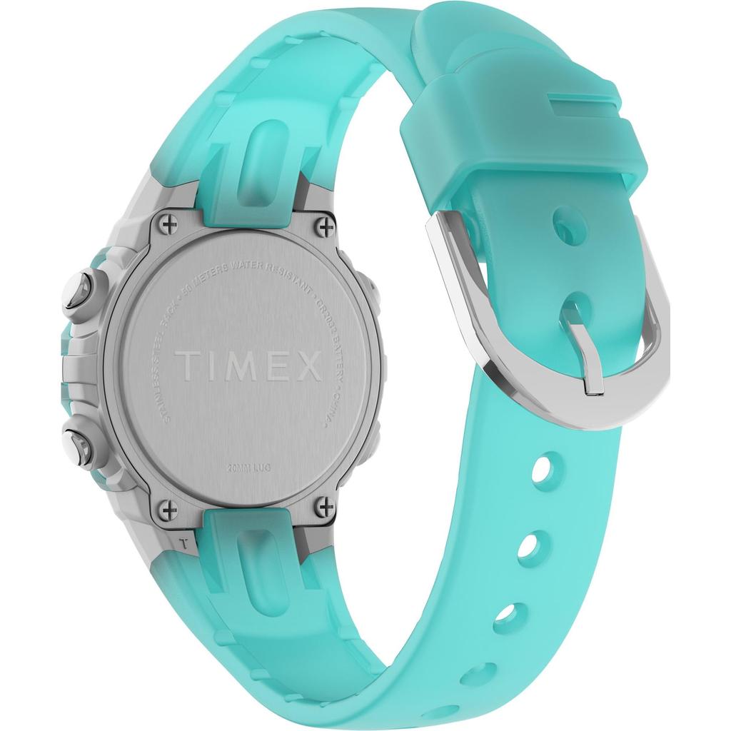 Часы Timex Uni Digital 33 мм, синие/серебристые тона/цифровые. , современное