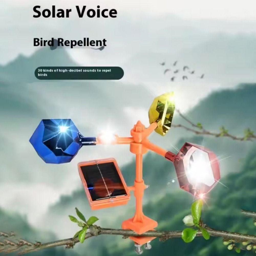 Waterproof Bird Repellent Device Reflective Flash Bird Deterrent Device Garden Protection