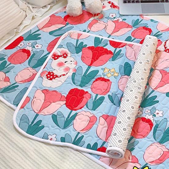 Diaper Pad Waterproof Anti-slip Back Reusable Cartoon Printing Leak-Proof Menstrual Period Bed Pad
